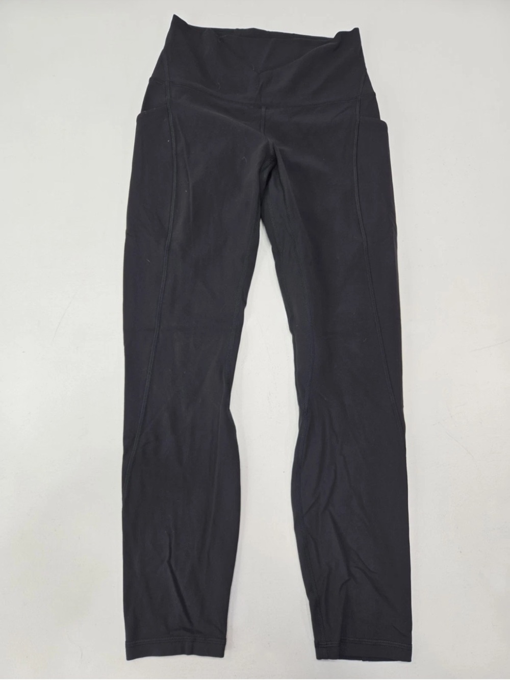Lululemon Align HR Pant 25" Black Pockets Size 6 Womens